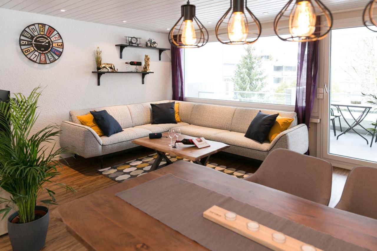 Spirit Apartments - Balkon - Bergsicht - Parkplatz Engelberg Eksteriør bilde